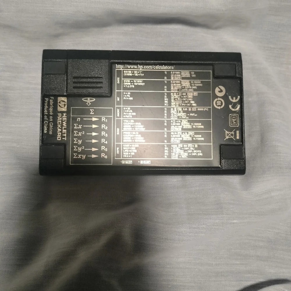 HP 12C  Financial Calculator